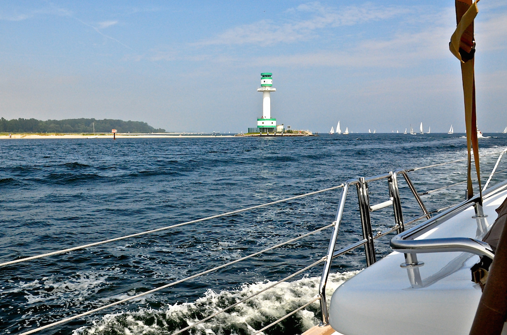 Sailing out of Kiel | Cruising Attitude Sailing Blog - Discovery 55