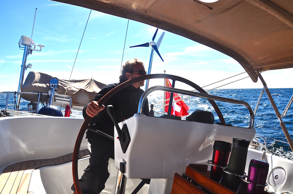 Sailing towards Kullavik on the west coast of Sweden | Cruising Attitude Sailing Blog - Discovery 55