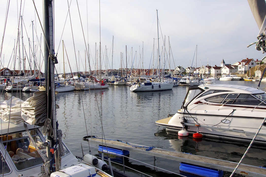 The marina at Skärhamn, Swedish west coast | Cruising Attitude Sailing Blog - Discovery 55