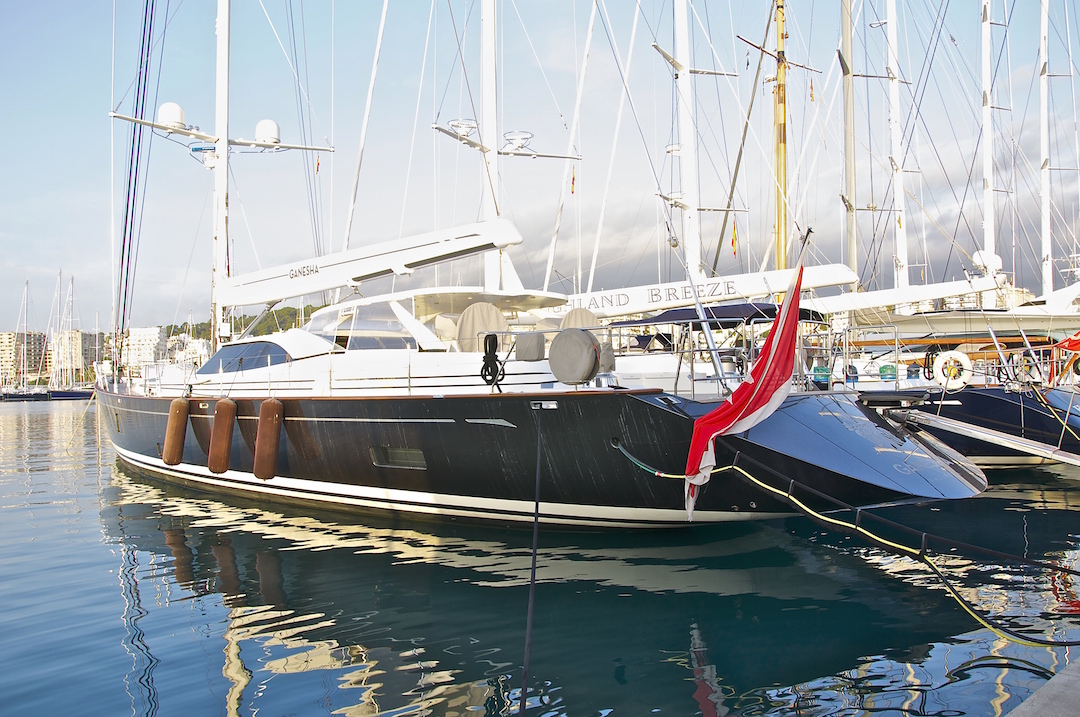 More super yachts at the marina in Palma de Mallorca. Cruising Attitude Sailing Blog. Discovery 55