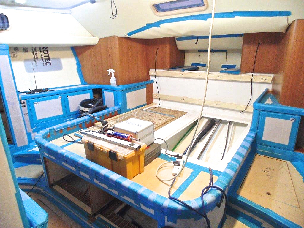 Owners' cabin build | Cruising Attitude Sailing Blog - Discovery 55