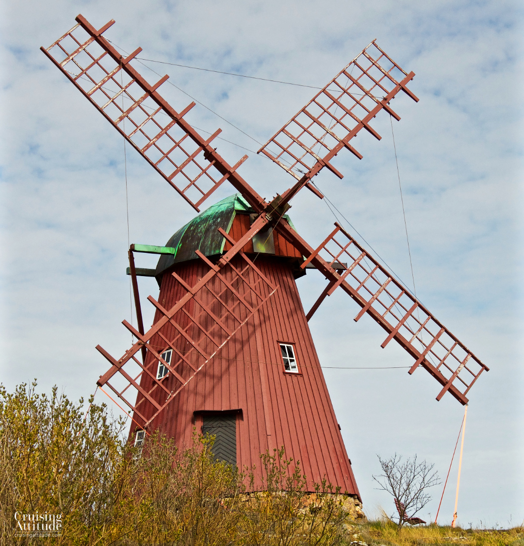 The old windmill in Mollösund | Cruising Attitude Sailing Blog - Discovery 55