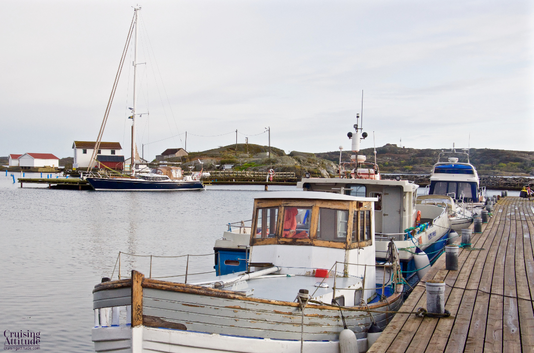 Fishing boats in Rörö. Sweden | Cruising Attitude Sailing Blog - Discovery 55