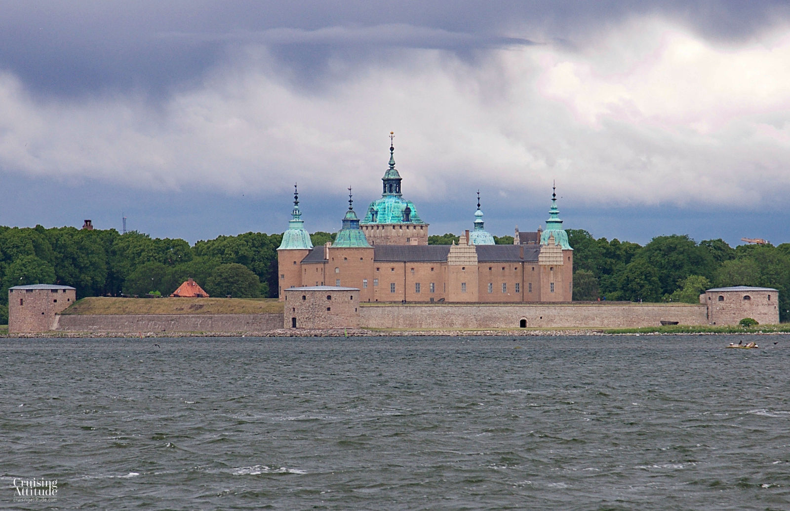 Kalmar Castle sea view | Cruising Attitude Sailing Blog - Discovery 55