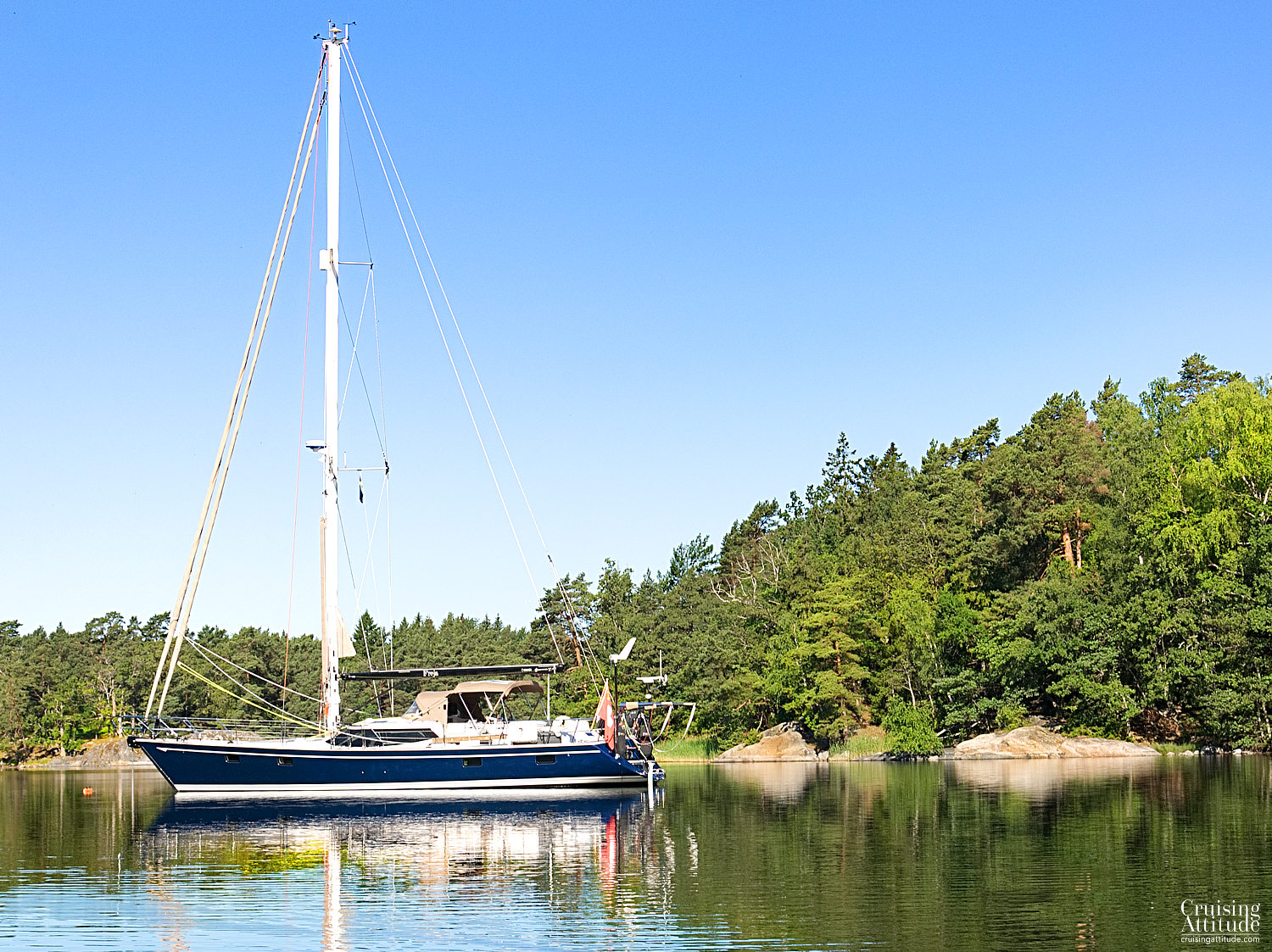 Napoleanviken - Cruising Attitude Sailing Blog | Discovery 55