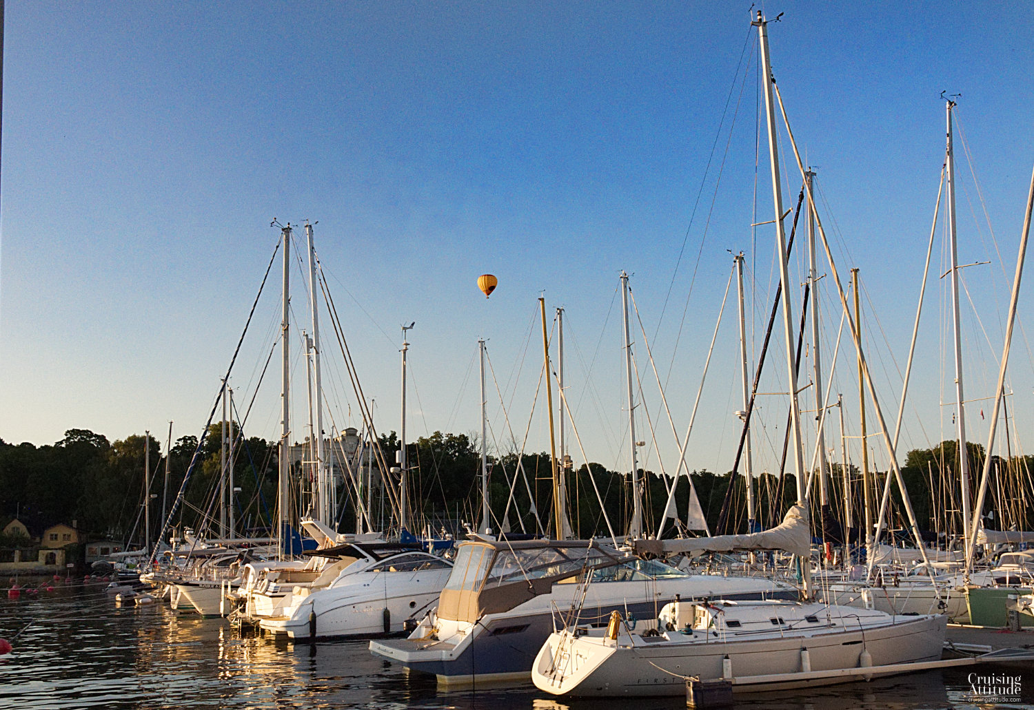 Navishamn marina in Stockholm - Cruising Attitude Sailing Blog | Discovery 55