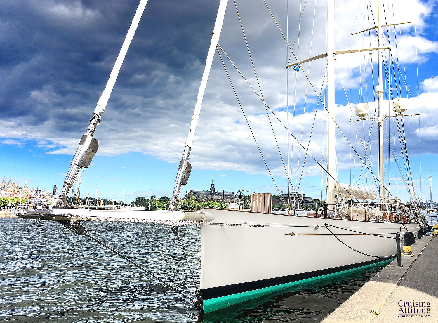 Stockholm City Visit - Superyacht - Cruising Attitude Sailing Blog | Discovery 55