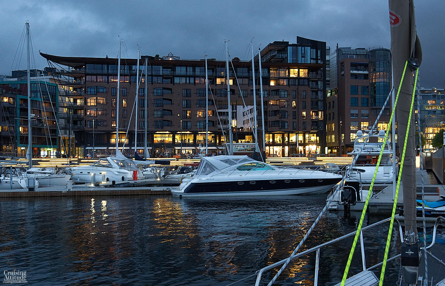 Aker Brygge/Tjuvholmen, Oslo | Cruising Attitude Sailing Blog | Discovery 55