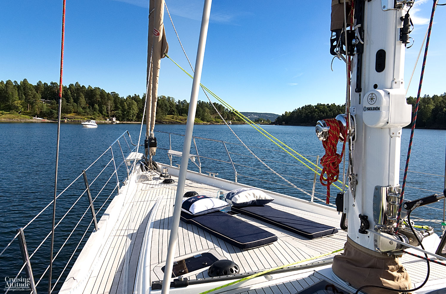 Anchorage near Oslo | Cruising Attitude Sailing Blog | Discovery 55