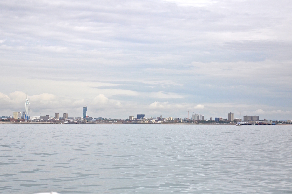 Sailing by Portsmouth | Cruising Attitude Sailing Blog - Discovery 55