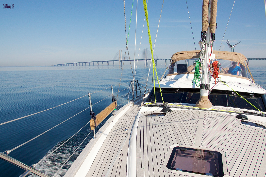 Öresund Bridge on the Swedish side | Cruising Attitude Sailing Blog - Discovery 55