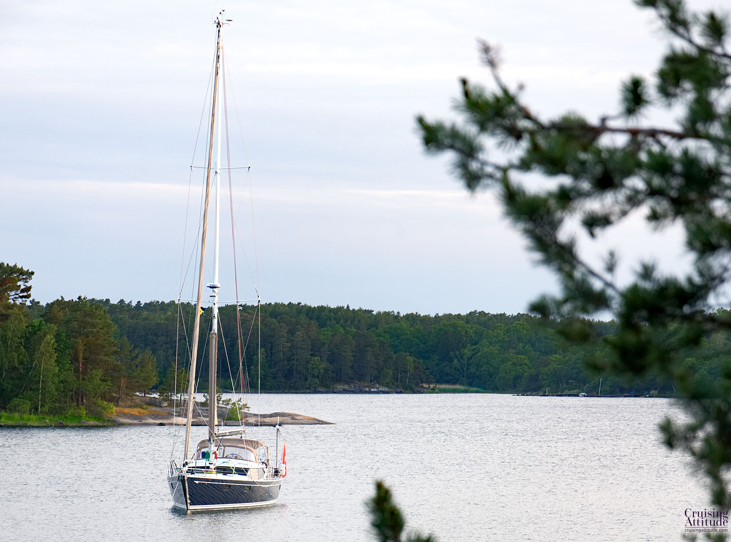 Smågö anchorage | Cruising Attitude Sailing Blog - Discovery 55