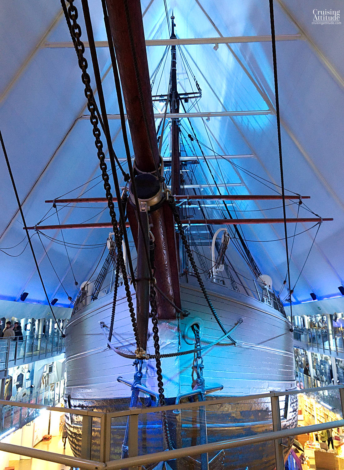 City Visit Oslo - Fram Polar Expedition Museum | Cruising Attitude Sailing Blog | Discovery 55